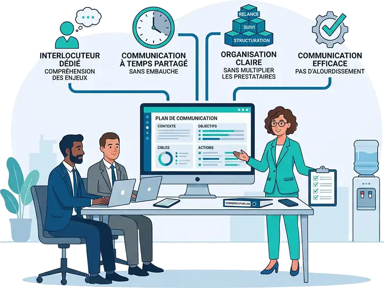 Une communication suivie et structurée avec Heaven Office Une communication suivie et structurée avec Heaven Office